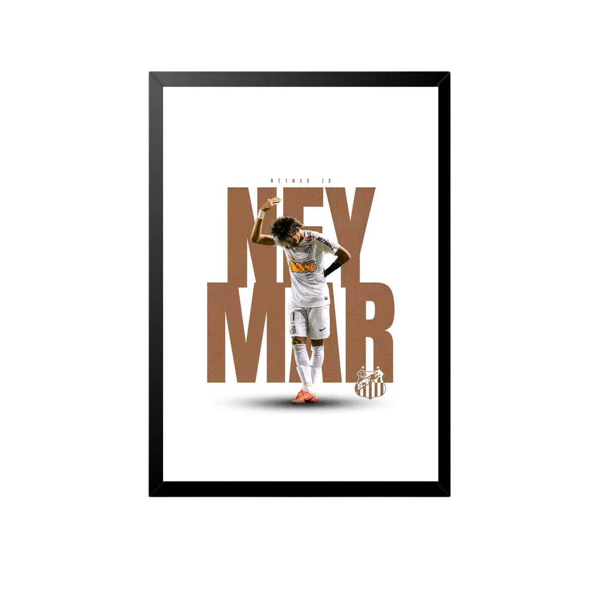 Neymar Santos FC Wall Art Frame