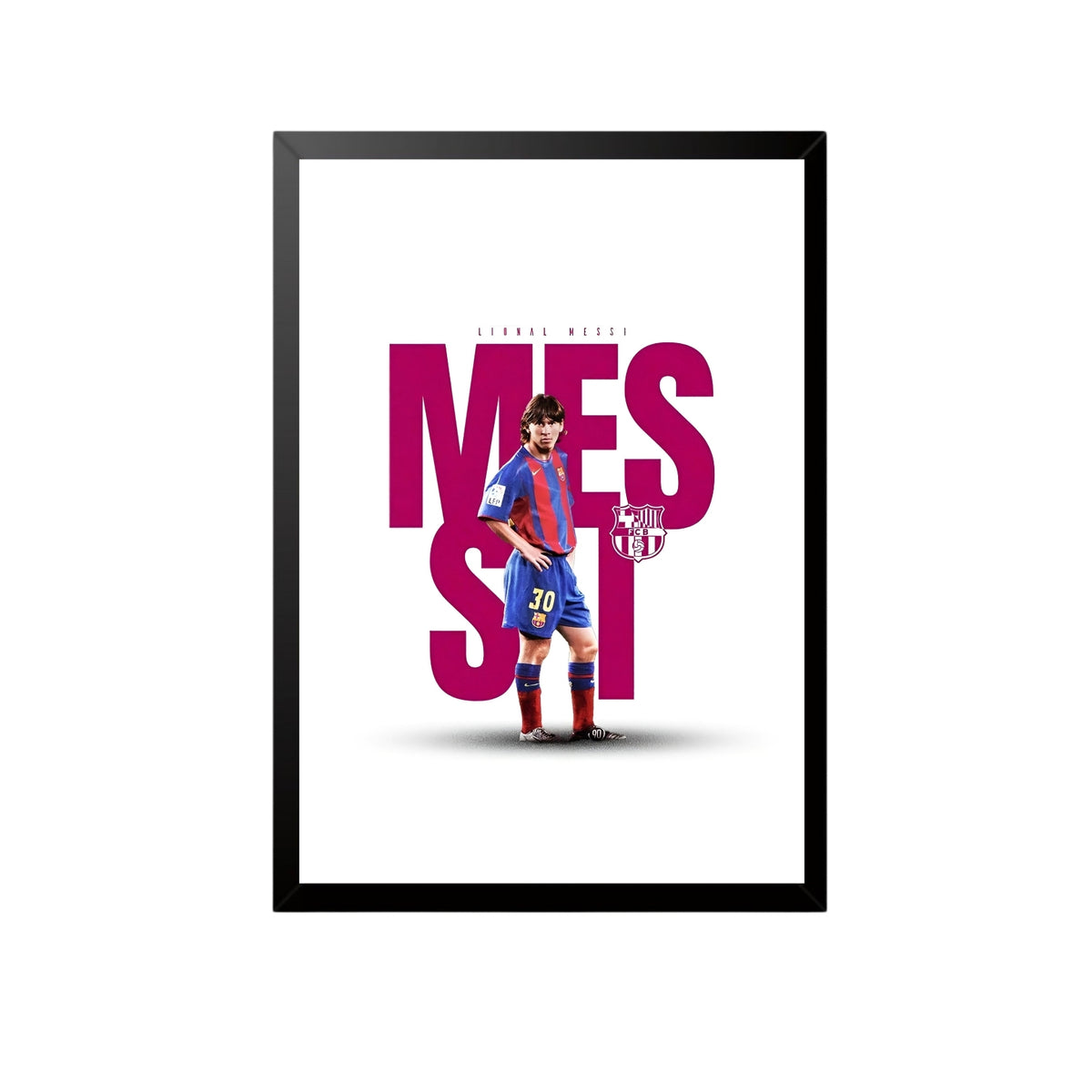 Messi Barcelona Wall Art Frame