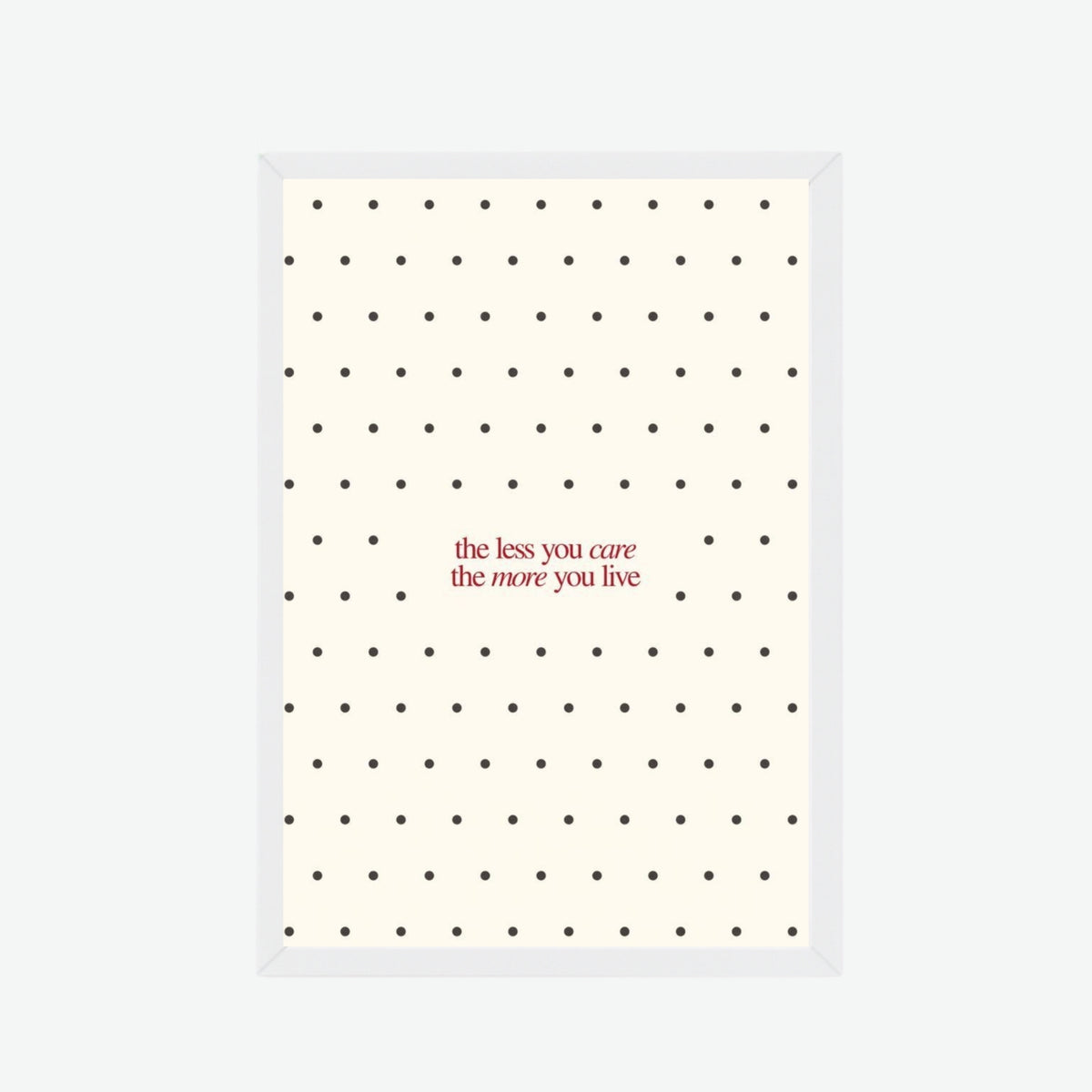 Polka Dot Quote Wall Frame