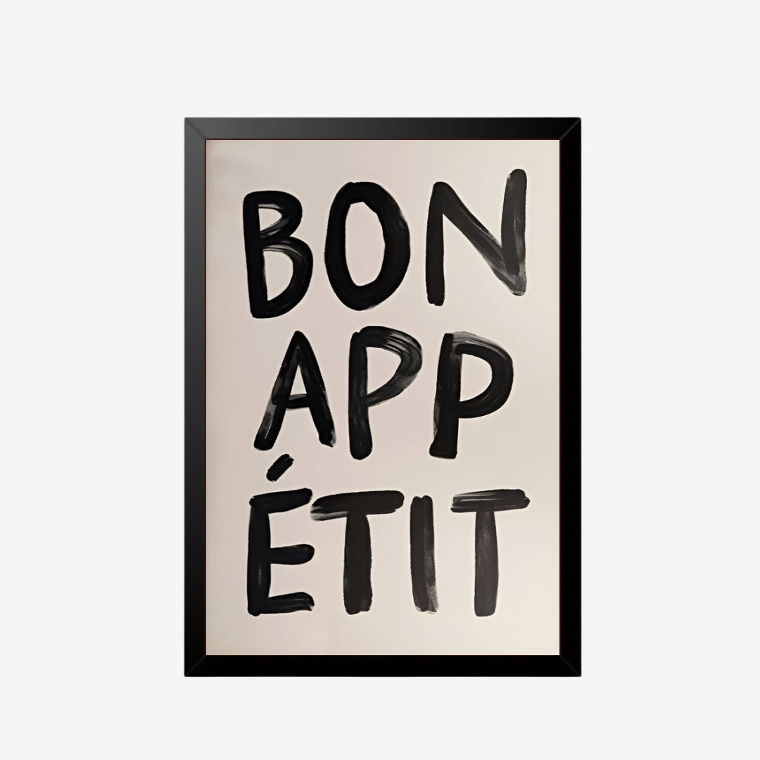Bon Appétit Wall Poster