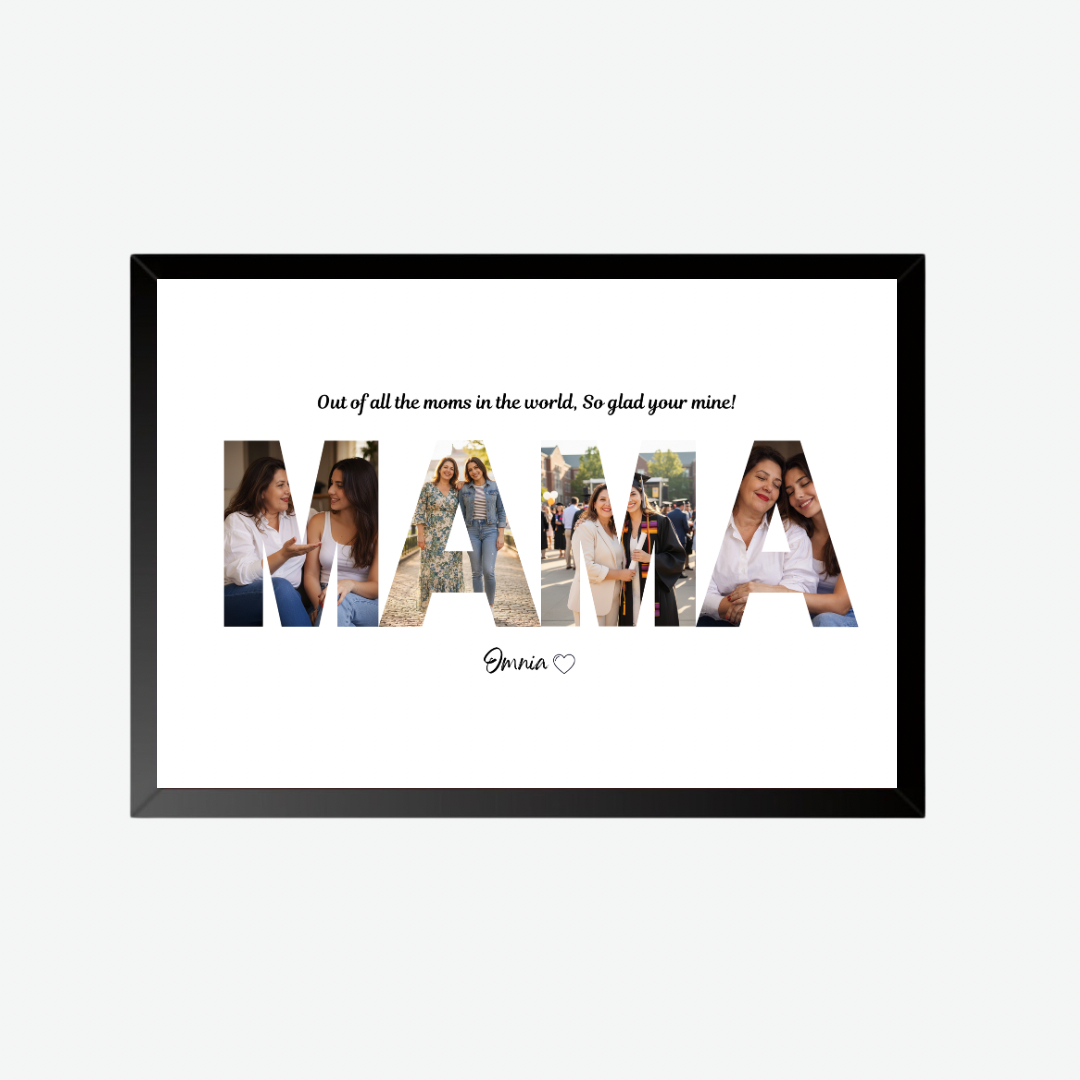 Custom Mama Letter Frame