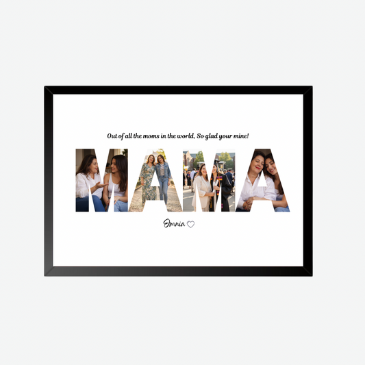 Custom Mama Letter Frame