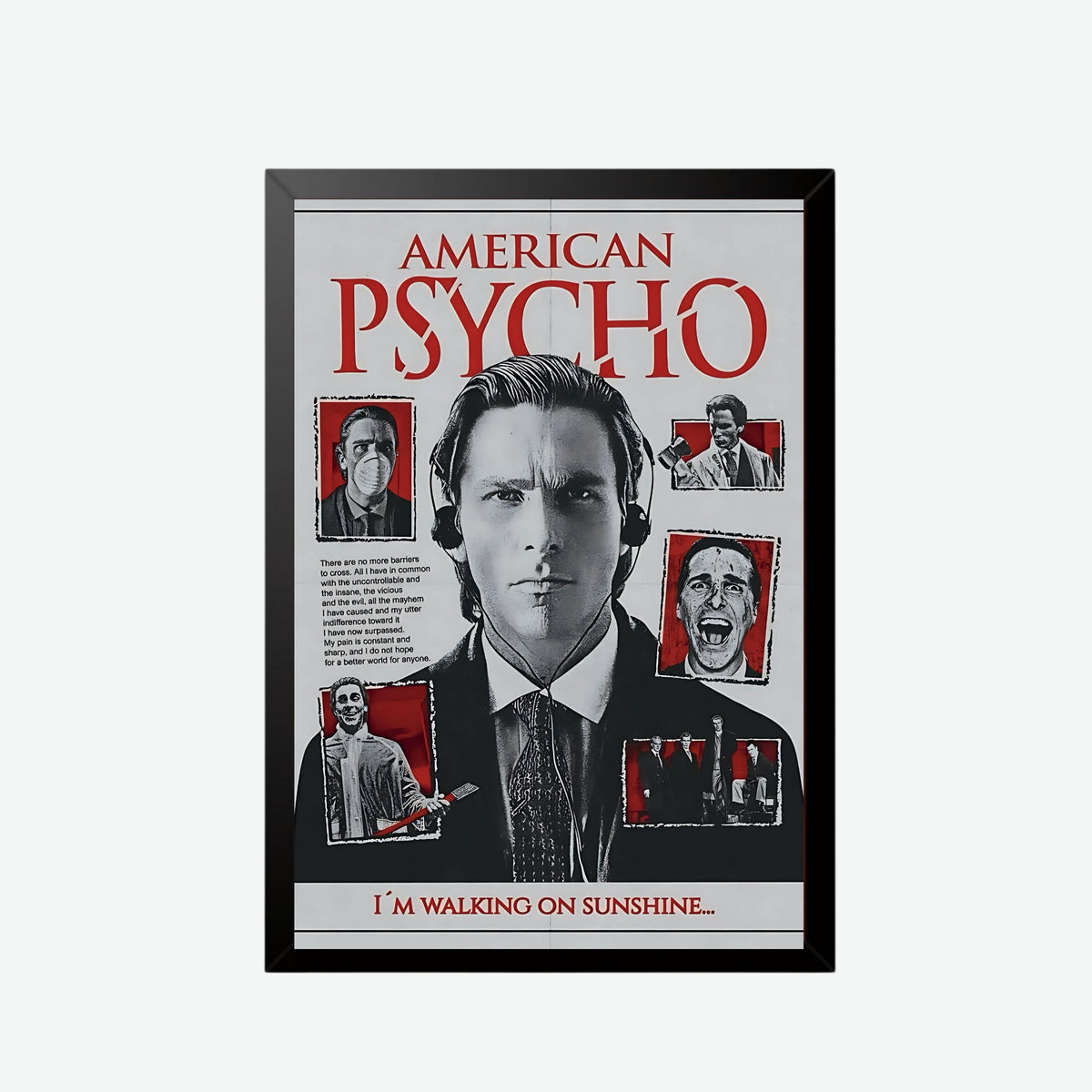 American Psycho Vintage Movie Poster