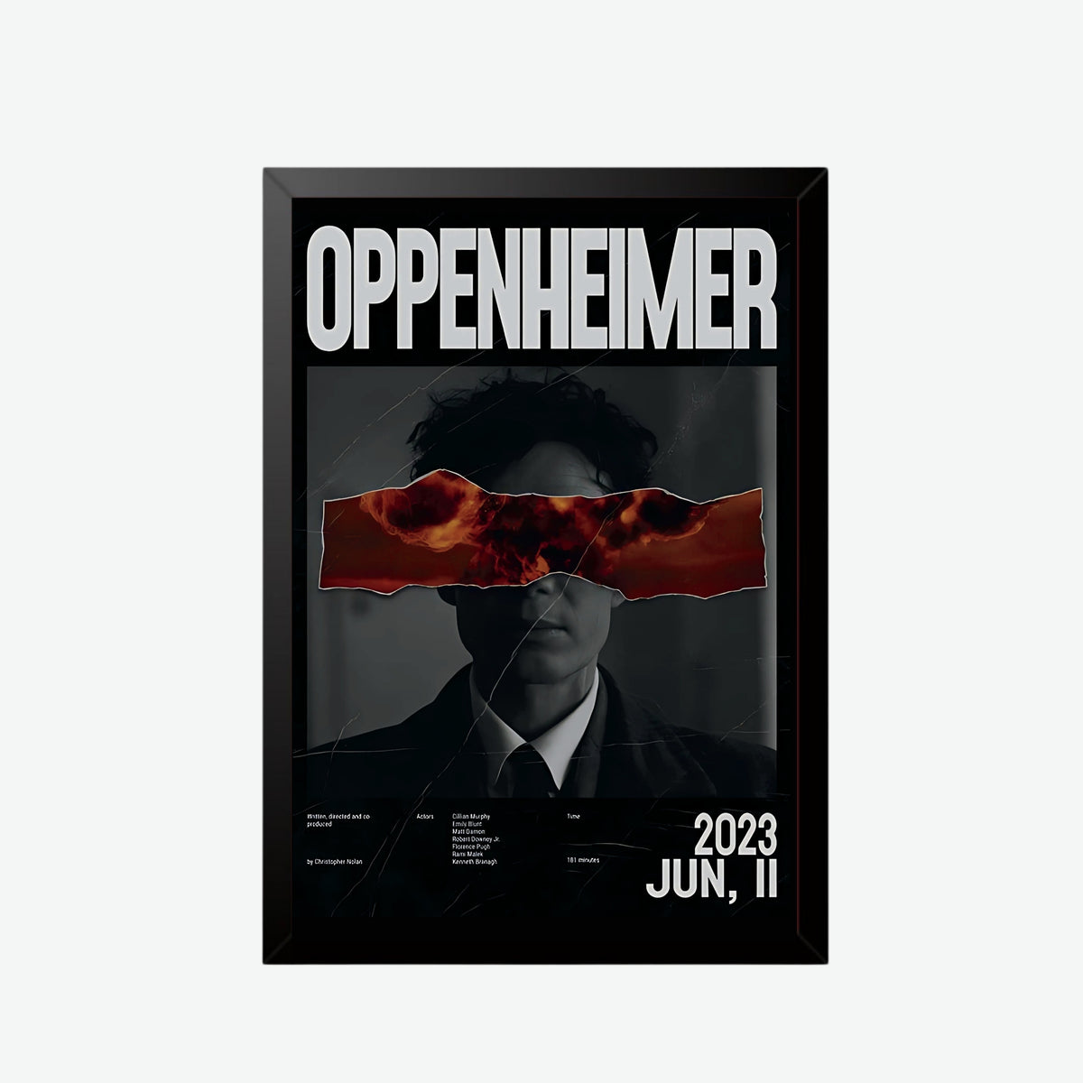 Oppenheimer 2023 Minimalist Poster