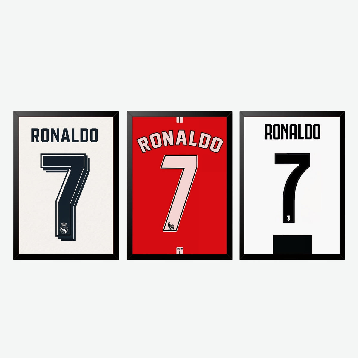 Ronaldo Jersey Legacy Wall Art Set
