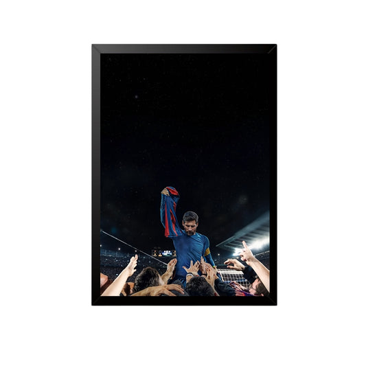 Messi Legendary Celebration Wall Art Frame