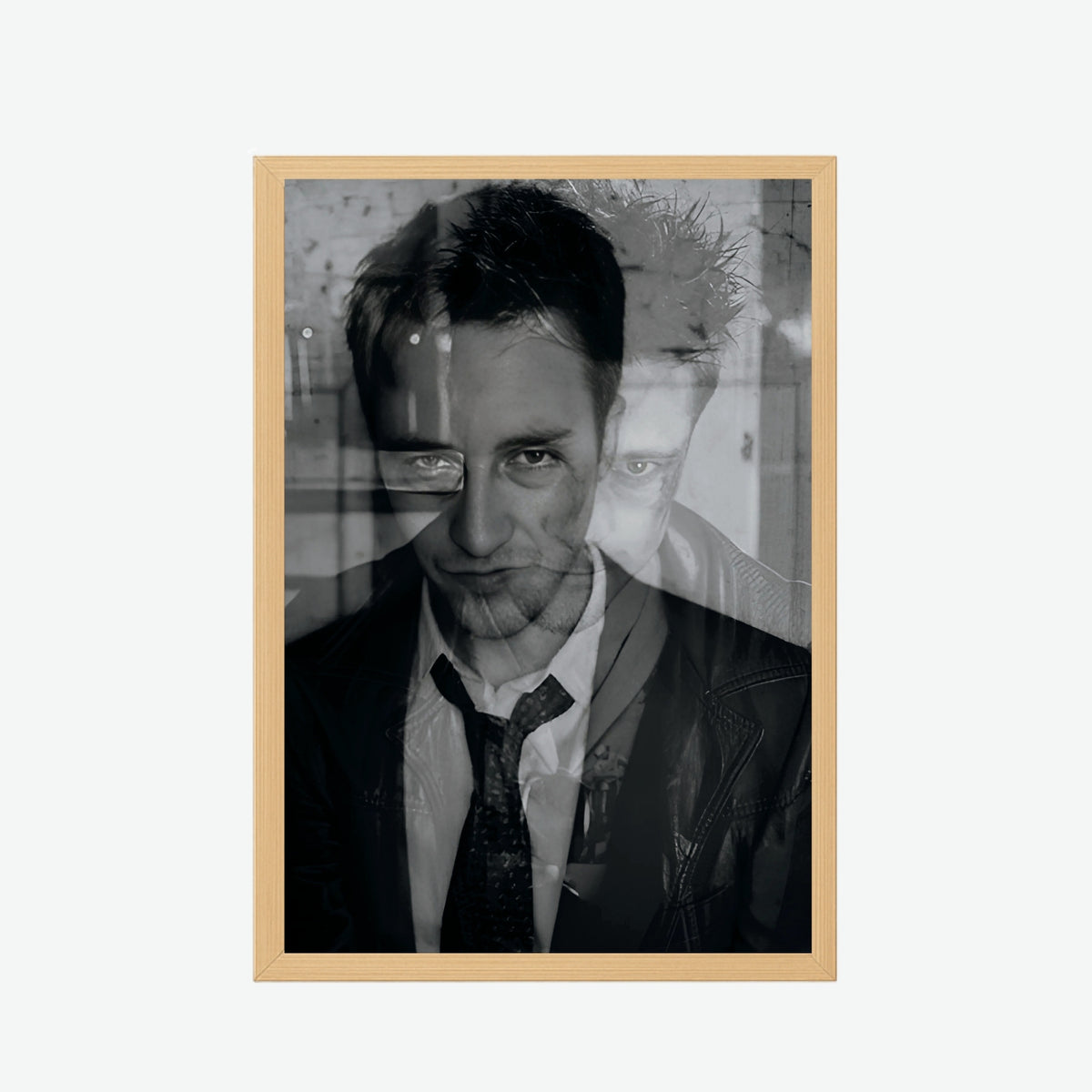 Fight Club Double Exposure Poster