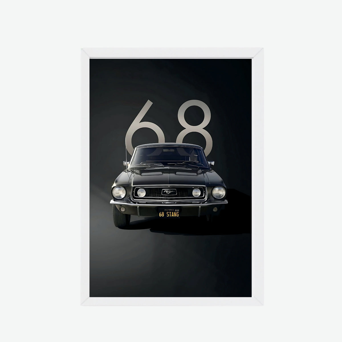 1968 Ford Mustang Fastback Poster