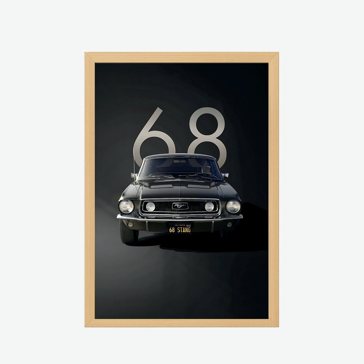 1968 Ford Mustang Fastback Poster
