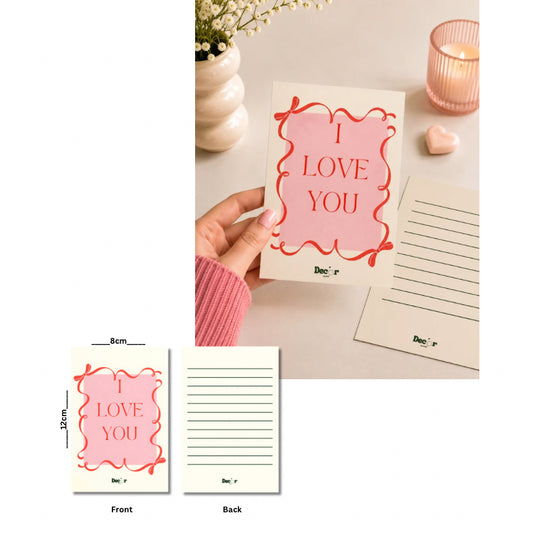 I love you Greeting card