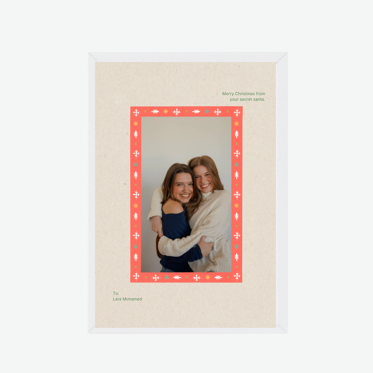 Christmas Personalized Wall Frame IIII | Limited Edition