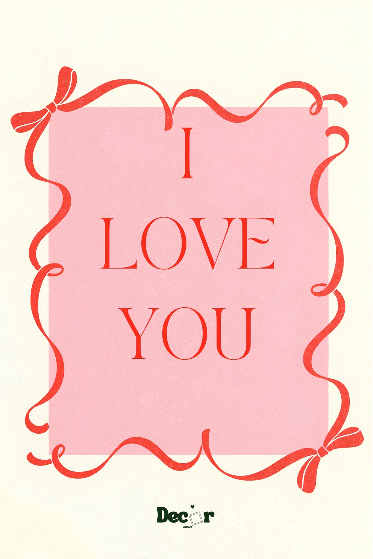 I love you Greeting card