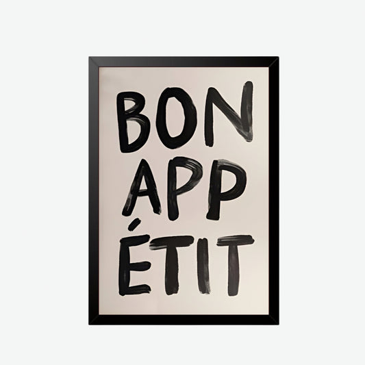 Bon Appétit Wall Poster