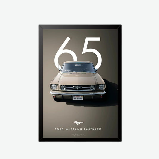 1965 Ford Mustang Fastback Poster