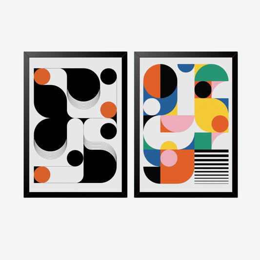 Geometric Abstract Wall Posters